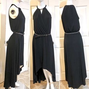 Michael Kors-High Low-Chain Belt Maxi Dress-Sz S